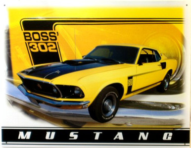 FORD MUSTANG BOSS 302 SIGN