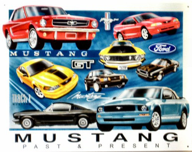 FORD MUSTANG CHRONOLOGY SIGN