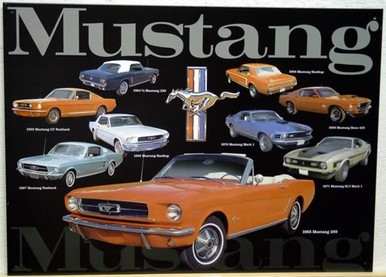 FORD MUSTANG COLLAGE