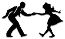 SWING DANCERS SMALL SILHOUETTE (Sublimation Process) Heavy Metal Sign  MEASURES 19" X 11"                S/O* SPECIAL ORDER SIGNS NORMALLY TAKES 2-3 WEEKS TO SHIP. HAS HOLES FOR EASY MOUNTING THE FIXED SHIPPING PRICE ONLY APPLIES TO THE 48 CONTIGUOS STATES, FOR ALL OTHER COUNTRIES PLUS ALASKA AND HAWAII, SHIPPING WILL BE MORE. PLEASE SEND EMAIL WITH YOUR COMPLETE ADDRESS TO GET AN ACCURATE SHIPPING QUOTE