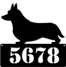 CORGI ADDRESS PERSONALIZED SIGN (Sublimation Process) Finish on Heavy Metal Sign S/O*   S/O* SPECIAL ORDER SIGNS NORMALLY TAKES 2-3 WEEKS TO SHIP. HAS HOLES FOR EASY MOUNTING THE FIXED SHIPPING PRICE ONLY APPLIES TO THE 48 CONTIGUOS STATES, FOR ALL OTHER COUNTRIES PLUS ALASKA AND HAWAII, SHIPPING WILL BE MORE. PLEASE SEND EMAIL WITH YOUR COMPLETE ADDRESS TO GET AN ACCURATE SHIPPING QUOTE