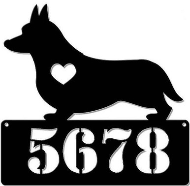 CORGI LOVER ADDRESS PERSONALIZED SIGN 15" X 15" (Sublimation Process) Finish on Heavy Metal Sign S/O*   S/O* SPECIAL ORDER SIGNS NORMALLY TAKES 2-3 WEEKS TO SHIP. HAS HOLES FOR EASY MOUNTING THE FIXED SHIPPING PRICE ONLY APPLIES TO THE 48 CONTIGUOS STATES, FOR ALL OTHER COUNTRIES PLUS ALASKA AND HAWAII, SHIPPING WILL BE MORE. PLEASE SEND EMAIL WITH YOUR COMPLETE ADDRESS TO GET AN ACCURATE SHIPPING QUOTE