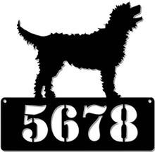 LABRADOODLE ADDRESS PERSONALIZED SIGN 15" X 15" (Sublimation Process) Finish on Heavy Metal Sign S/O*   S/O* SPECIAL ORDER SIGNS NORMALLY TAKES 2-3 WEEKS TO SHIP. HAS HOLES FOR EASY MOUNTING THE FIXED SHIPPING PRICE ONLY APPLIES TO THE 48 CONTIGUOS STATES, FOR ALL OTHER COUNTRIES PLUS ALASKA AND HAWAII, SHIPPING WILL BE MORE. PLEASE SEND EMAIL WITH YOUR COMPLETE ADDRESS TO GET AN ACCURATE SHIPPING QUOTE