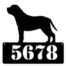 MASTIFF ADDRESS PERSONALIZED SIGN 15" X 14" (Sublimation Process) Finish on Heavy Metal Sign S/O*   S/O* SPECIAL ORDER SIGNS NORMALLY TAKES 2-3 WEEKS TO SHIP. HAS HOLES FOR EASY MOUNTING THE FIXED SHIPPING PRICE ONLY APPLIES TO THE 48 CONTIGUOS STATES, FOR ALL OTHER COUNTRIES PLUS ALASKA AND HAWAII, SHIPPING WILL BE MORE. PLEASE SEND EMAIL WITH YOUR COMPLETE ADDRESS TO GET AN ACCURATE SHIPPING QUOTE