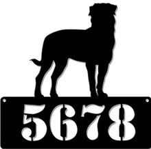 ROTTWEILER ADDRESS PERSONALIZED SIGN 15" X 15" (Sublimation Process) Finish on Heavy Metal Sign S/O*   S/O* SPECIAL ORDER SIGNS NORMALLY TAKES 2-3 WEEKS TO SHIP. HAS HOLES FOR EASY MOUNTING THE FIXED SHIPPING PRICE ONLY APPLIES TO THE 48 CONTIGUOS STATES, FOR ALL OTHER COUNTRIES PLUS ALASKA AND HAWAII, SHIPPING WILL BE MORE. PLEASE SEND EMAIL WITH YOUR COMPLETE ADDRESS TO GET AN ACCURATE SHIPPING QUOTE