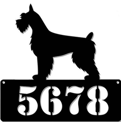 SCHNAUZERE ADDRESS PERSONALIZED SIGN 15" X 15"(Sublimation Process) Finish on Heavy Metal Sign S/O*  S/O* SPECIAL ORDER SIGNS NORMALLY TAKES 2-3 WEEKS TO SHIP. HAS HOLES FOR EASY MOUNTING THE FIXED SHIPPING PRICE ONLY APPLIES TO THE 48 CONTIGUOS STATES, FOR ALL OTHER COUNTRIES PLUS ALASKA AND HAWAII, SHIPPING WILL BE MORE. PLEASE SEND EMAIL WITH YOUR COMPLETE ADDRESS TO GET AN ACCURATE SHIPPING QUOTE
