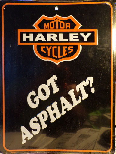 THIS EMBOSSED METAL SIGN MEASURES 9" X 12" WITH ONE HOLE AT THE TOP FOR EASY MOUNTING.