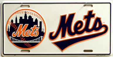 Photo of NEW YORK METS LICENSE PLATE