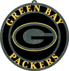 GREEN BAY PACKERS 16" ROUND CUTOUT MASONITE SIGN (INDOOR USE ONLY) NFL FOOTBALL TEAM LOGO
