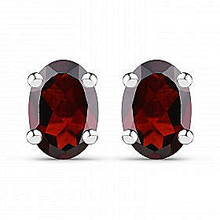 Gemstone Description
Gemstone: Garnet
Gem Grade: AA
Color: Red
Cut: Oval Cut
Height: 7.00 mm
Width: 5.00 mm
Depth: 0 mm
CTW: 1.70 CTW
Material Information
Primary Material: Sterling Silver
Plating Material: Rhodium
Jewelry Information
Mount Type: Earrings
Gender: Ladies