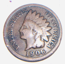 1906 INDIAN HEAD PENNY.  SHIPPING $1.50  48 CONTIGUOUS STATES ONLY!
FACE ONE COIN