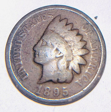 1895 INDIAN HEAD PENNY  $1.50 SHIPPING 48 CONTIGUOUS STATES  ONE COIN

FACE
