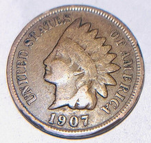 1907 INDIAN HEAD PENNY  $1.50 SHIPPING 48 CONTIGUOUS STATES  ONE COIN..

FACE