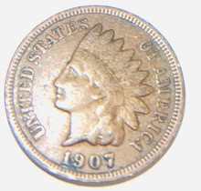 1907 INDIAN HEAD PENNY  $1.50  SHIPPING  48 CONTIGUOUS STATES ONLY   ONE COIN

FACE