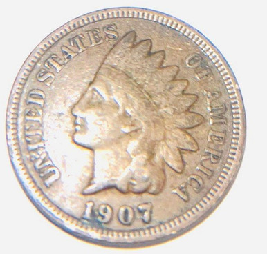 1907 INDIAN HEAD PENNY  $1.50  SHIPPING  48 CONTIGUOUS STATES ONLY   ONE COIN

FACE