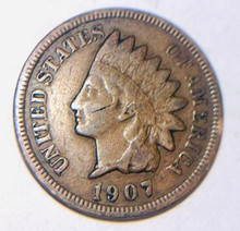 1907 INDIAN HEAD PENNY  $1.50 SHIPPING  48 CONTIGUOUS STATES ONLY   ONE COIN

FACE