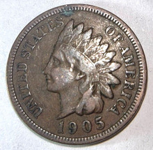 1905 INDIAN HEAD PENNY  $1.50 SHIPPING  48 CONTIGUOUS STATES ONLY   ONE COIN
FACE