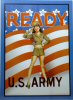 Photo of ARMY POSTER GIRL METAL SIGN GREAT WWI GRAPHICS