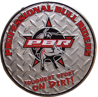 PBR TOUGHEST SPORT on DIRT RODEO SIGN