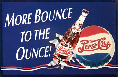 PEPSI MORE BOUNCE SIGN