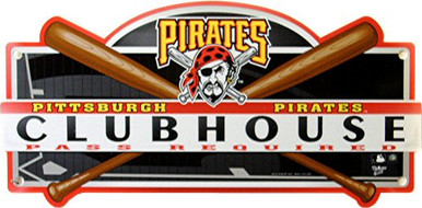 PITTSBURGH PIRATES BASEBALL CLUBHOUSE SIGN