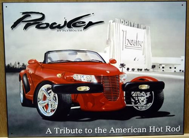 PLYMOUTH PROWLER SIGN