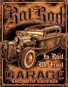 RAT ROD GARAGE SIGN