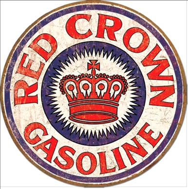 RED CROWN GAS SIGN