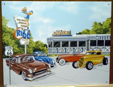 ROUTE 66 DINER SIGN
