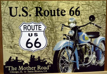 ROUTE 66 MOTHER ROAD SIGN