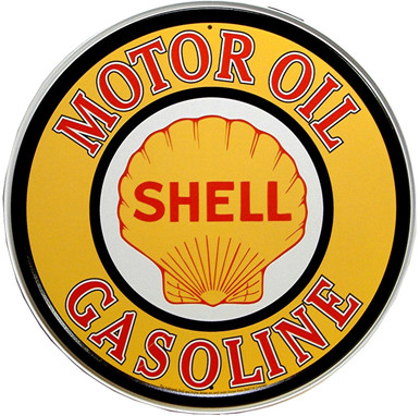 SHELL GAS & OIL SIGN
