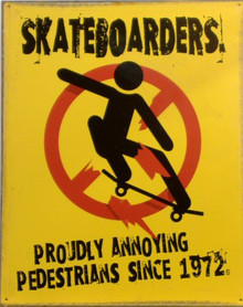 SKATEBOARDS SIGN