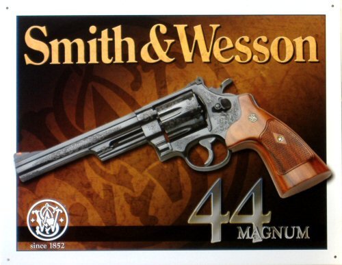 Smith and Wesson  Western Vintage Aluminum Sign
