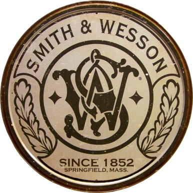 SMITH & WESSON ROUND PISTOL SIGN