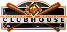 Photo of BALTIMORE ORIOLES "CLUBHOUSE" BASEBALL SIGN GREAT COLORS AND GRAPHICS