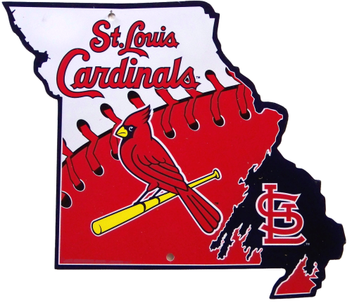 St. Louis Cardinals Earrings State Design