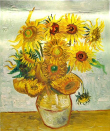 SUNFLOWERS OIL PAINTING