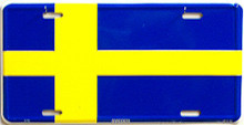 SWEEDEN LICENSE PLATE