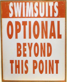 SWIMSUITS OPTIONAL SIGN