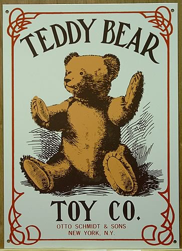 TEDDY BEAR TOYS N.Y SIGN