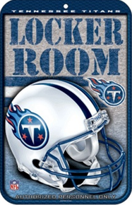 TENNESSEE TITANS FOOTBALL SIGN