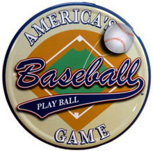 Photo of BASEBALL, AMERICA'S SPORT METAL SIGN