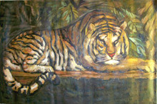 TIGER OIL PAINTING