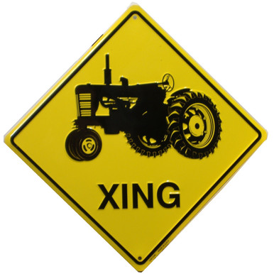 TRACTOR XING SIGN