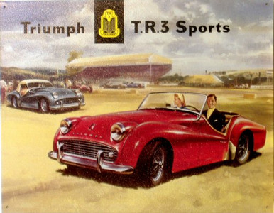 TRIUMPH TR3 CAR SIGN