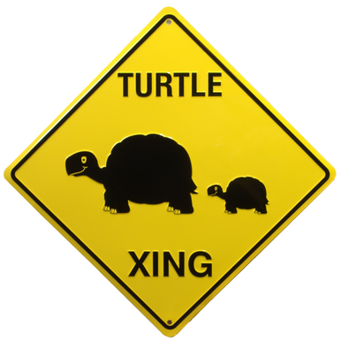 TURTLE  XING SIGN
