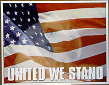 UNITED WE STAND eagle SIGN