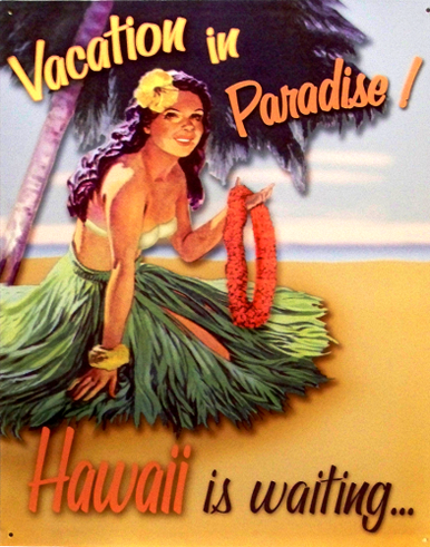 VACATION IN PARIDISE SIGN