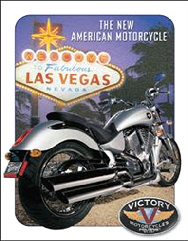 VICTORY VEGAS MOTORCYCLE SIGN