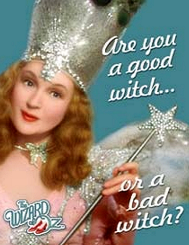 Photo of WIZARD OF OZ "ARE YOU A GOOD WITCH.. THE ONLY METAL SIGN WITH ONLY THE GOOD WITCH